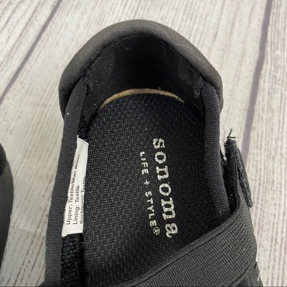 Sonoma girls slip on shoes w/elastic straps sz 12 - Picture 9 of 9